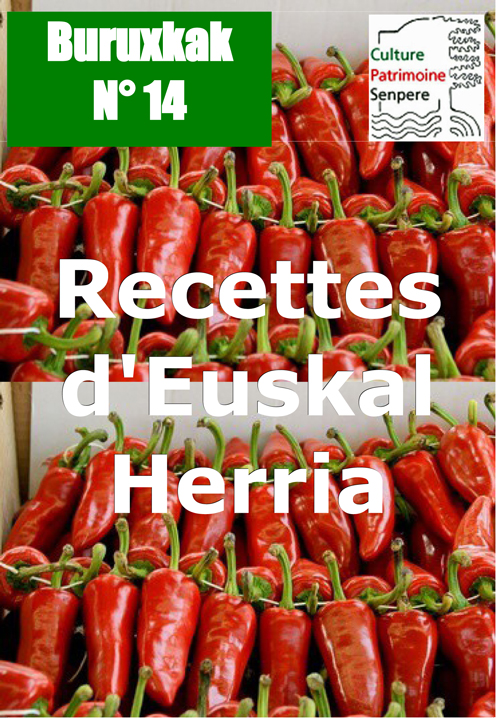 Page de couverture du Buruxkak n° 14 - Recettes d'Euskal Herria