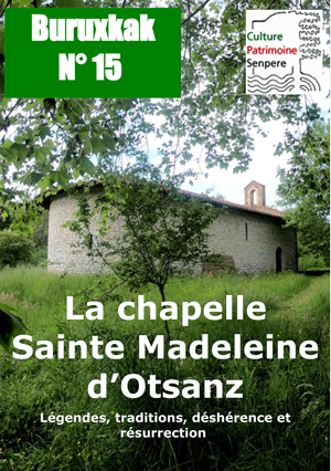 Page de couverture du Buruxkak n° 15 - La chapelle Sainte Madeleine d'Otsanz