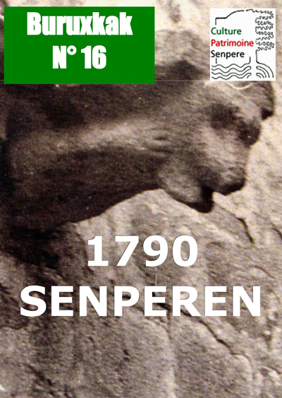 Page de couverture du Buruxkak n° 16 - 1790 Senperen